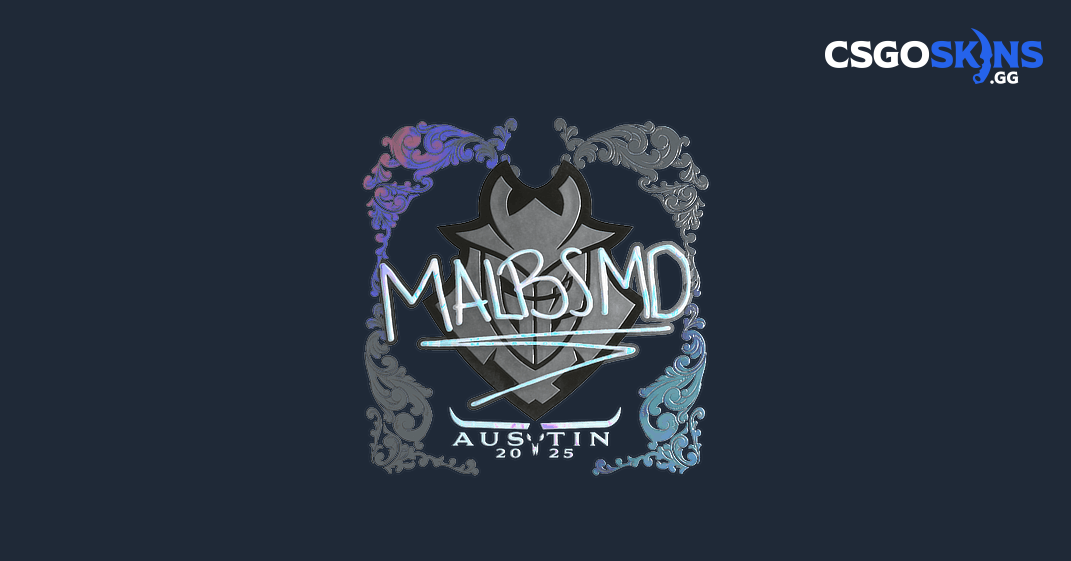 Sticker | malbsMd (Holo) | Austin 2025 - CSGOSKINS.GG