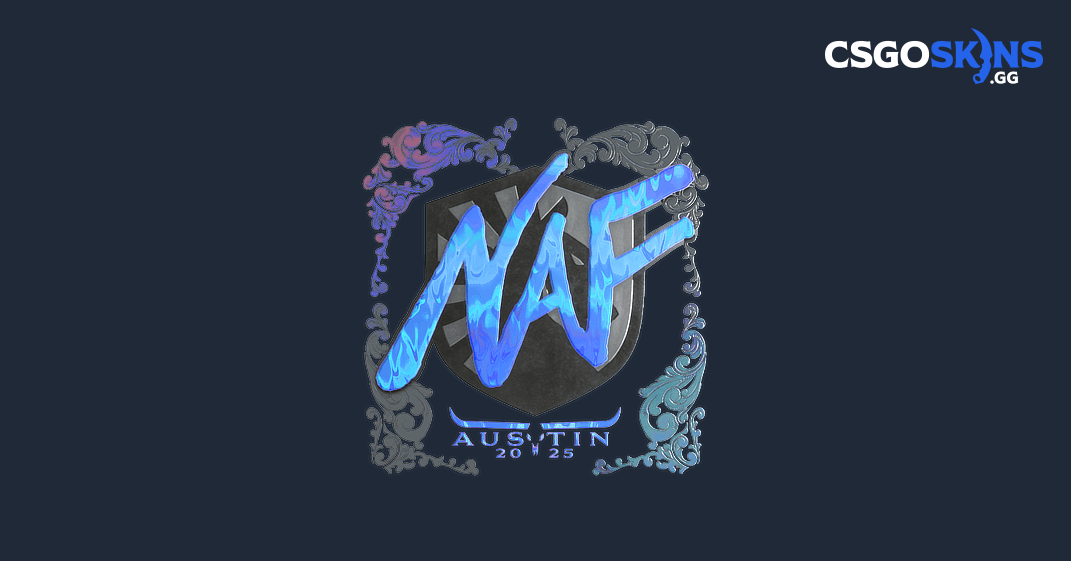 Sticker | NAF (Holo) | Austin 2025 - CSGOSKINS.GG