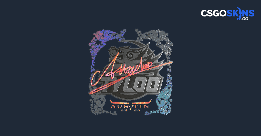 Sticker | Attacker (Holo) | Austin 2025 - CSGOSKINS.GG