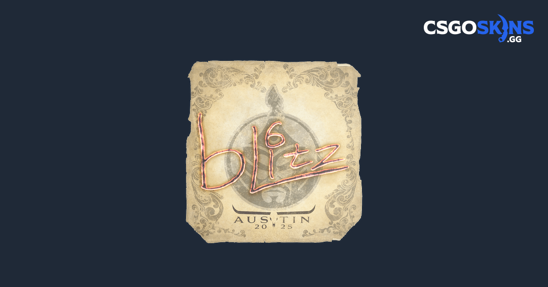 Sticker | bLitz | Austin 2025 - CSGOSKINS.GG