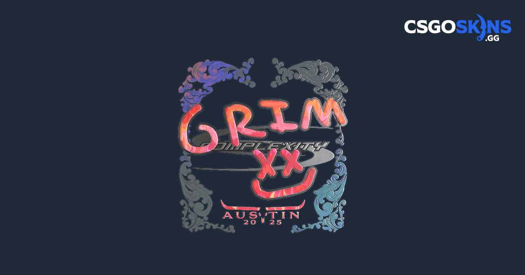 Sticker | Grim (Holo) | Austin 2025 - CSGOSKINS.GG