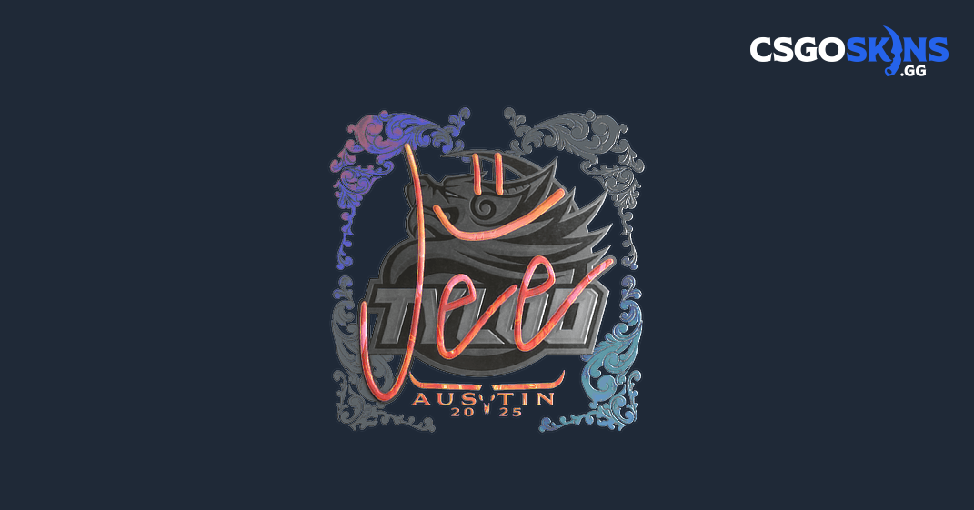 Sticker | Jee (Holo) | Austin 2025 - CSGOSKINS.GG