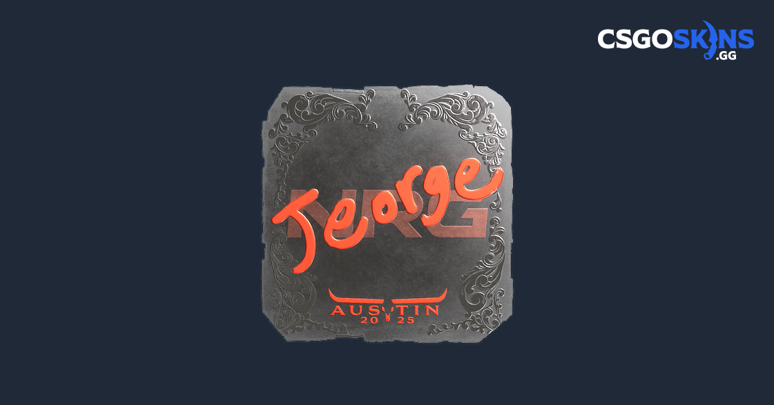 Sticker | jeorge (Foil) | Austin 2025 - CSGOSKINS.GG