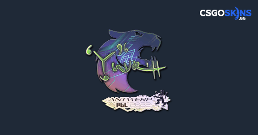 Yuurih Sticker Sticker | yuurih (Holo) | Antwerp 2022 - CSGOSKINS.GG