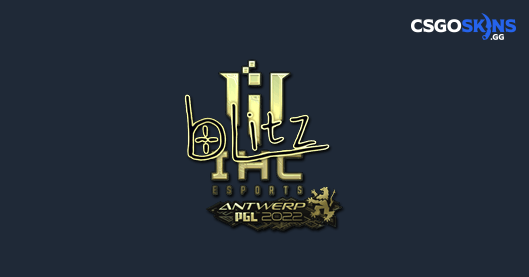 Sticker | bLitz (Gold) | Antwerp 2022 - CSGOSKINS.GG