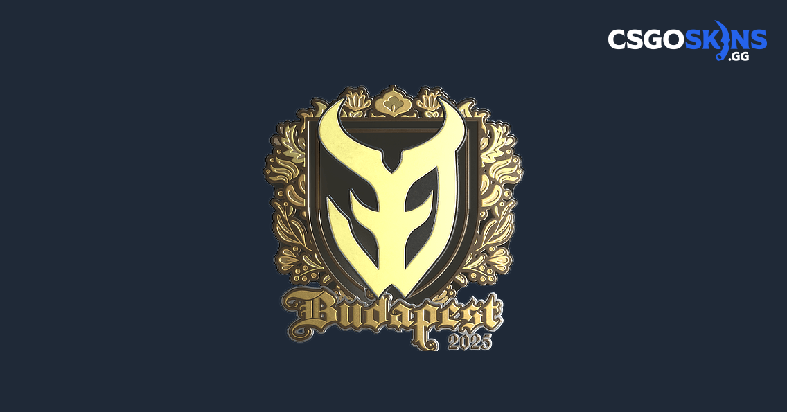 Sticker | 3DMAX (Gold) | Budapest 2025 - CSGOSKINS.GG