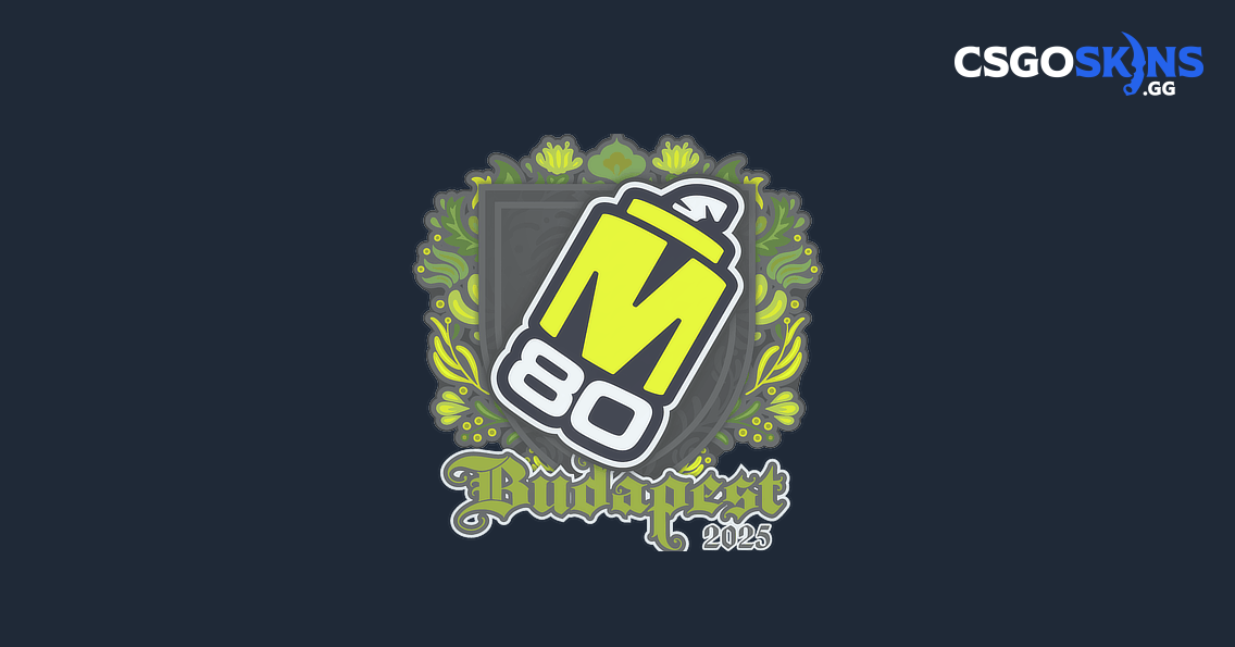 Sticker | M80 | Budapest 2025 - CSGOSKINS.GG