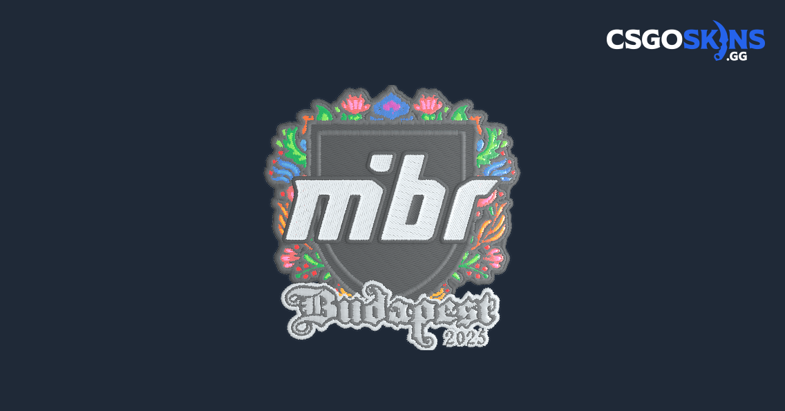 Sticker | MIBR (Embroidered) | Budapest 2025 - CSGOSKINS.GG