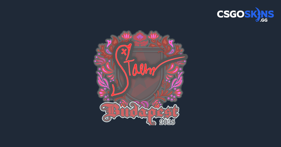 Sticker | Staehr | Budapest 2025 - CSGOSKINS.GG