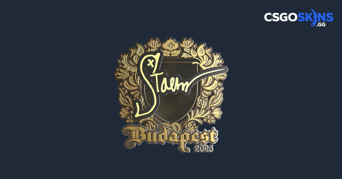 Sticker | Staehr (Gold) | Budapest 2025 - CSGOSKINS.GG