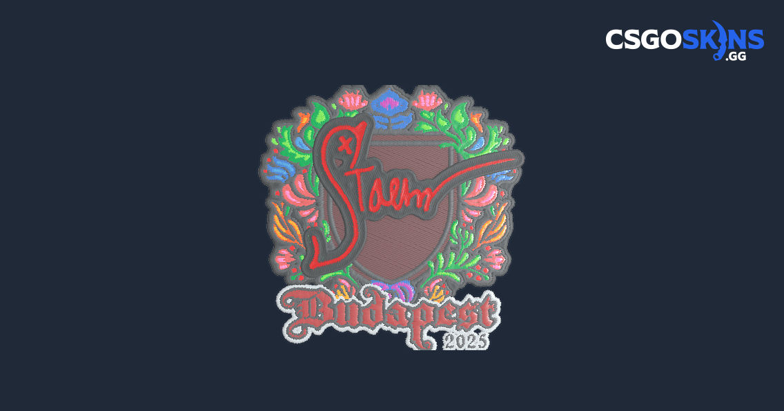 Sticker | Staehr (Embroidered) | Budapest 2025 - CSGOSKINS.GG