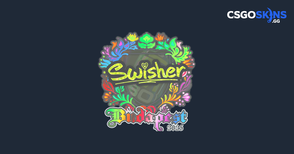 Sticker | Swisher (Holo) | Budapest 2025 - CSGOSKINS.GG