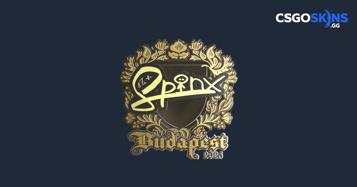 Sticker | Spinx (Gold) | Budapest 2025 - CSGOSKINS.GG