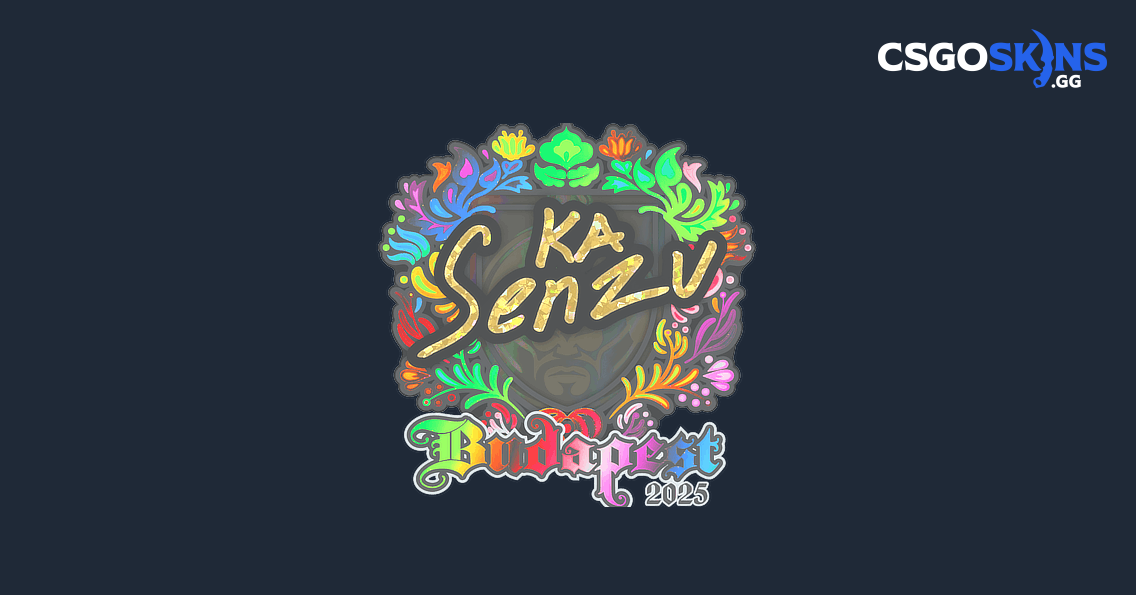 Sticker | Senzu (Holo) | Budapest 2025 - CSGOSKINS.GG