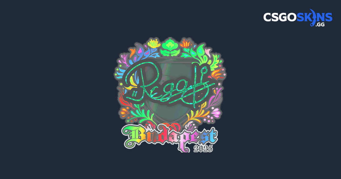 Sticker | regali (Holo) | Budapest 2025 - CSGOSKINS.GG