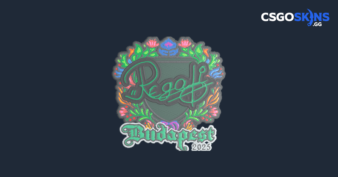Sticker | regali (Embroidered) | Budapest 2025 - CSGOSKINS.GG