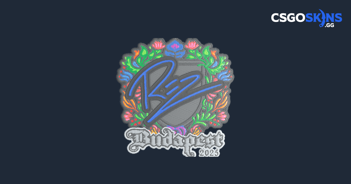 Sticker | REZ (Embroidered) | Budapest 2025 - CSGOSKINS.GG