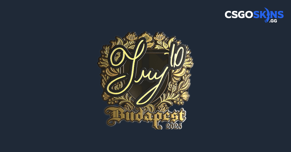 Sticker | TRY (Gold) | Budapest 2025 - CSGOSKINS.GG