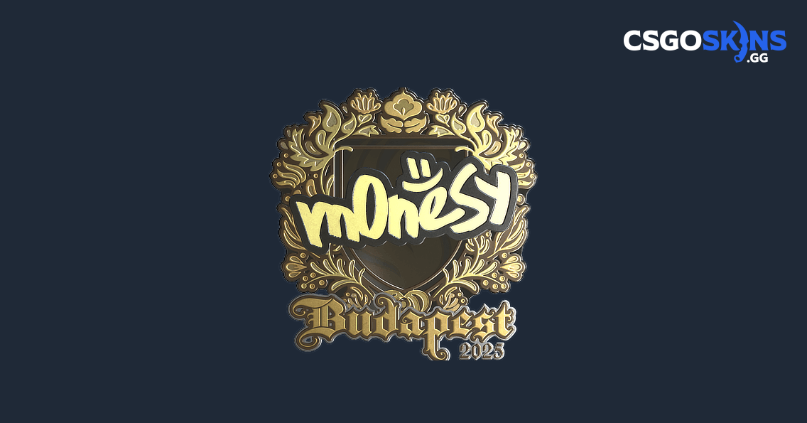 Sticker | m0NESY (Gold) | Budapest 2025 - CSGOSKINS.GG