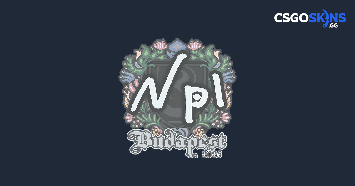 Sticker | npl | Budapest 2025 - CSGOSKINS.GG