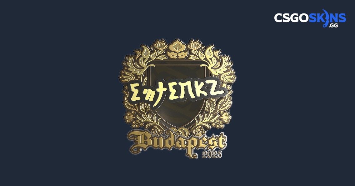 Sticker | ewjerkz (Gold) | Budapest 2025 - CSGOSKINS.GG