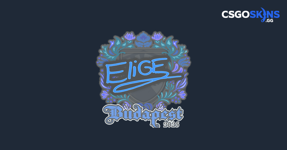 Sticker | EliGE | Budapest 2025 - CSGOSKINS.GG