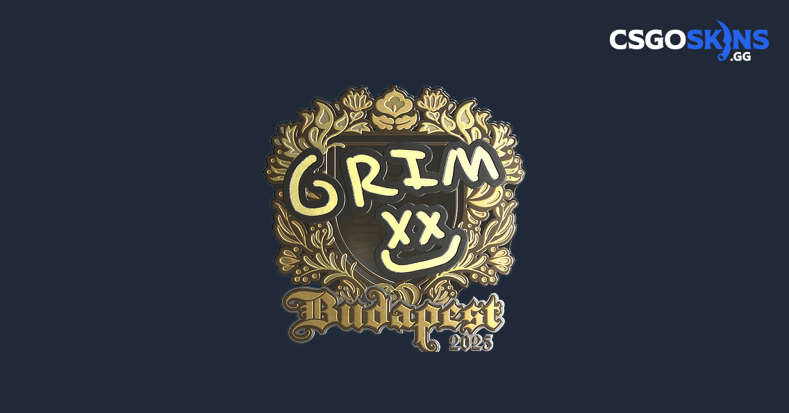 Sticker | Grim (Gold) | Budapest 2025 - CSGOSKINS.GG