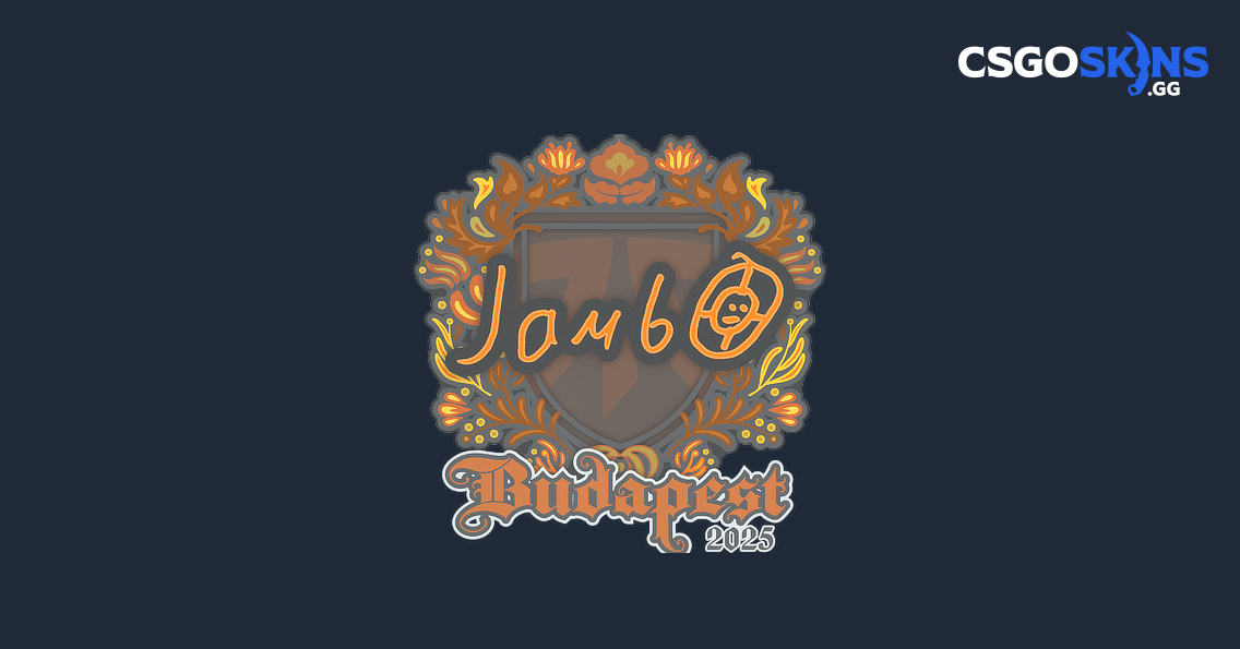 Sticker | jambo | Budapest 2025 - CSGOSKINS.GG