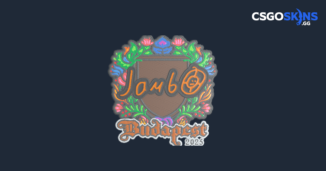 Sticker | jambo (Embroidered) | Budapest 2025 - CSGOSKINS.GG