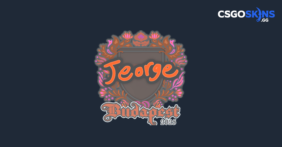 Sticker | jeorge | Budapest 2025 - CSGOSKINS.GG