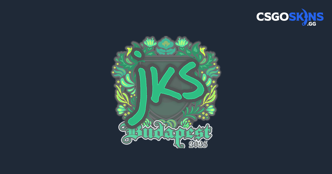 Sticker | jks | Budapest 2025 - CSGOSKINS.GG