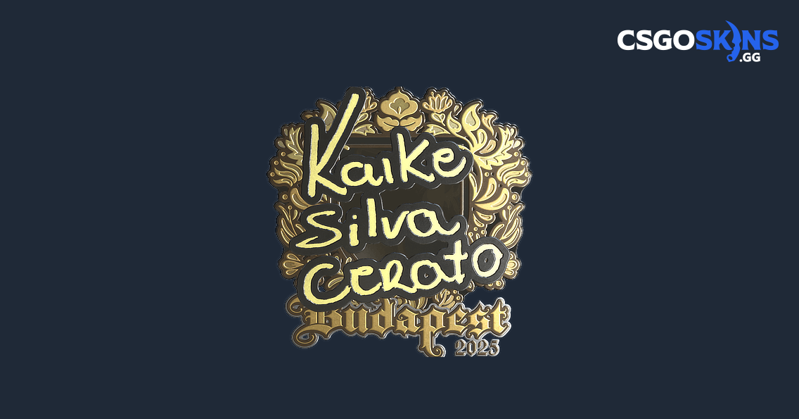 Sticker | KSCERATO (Gold) | Budapest 2025 - CSGOSKINS.GG