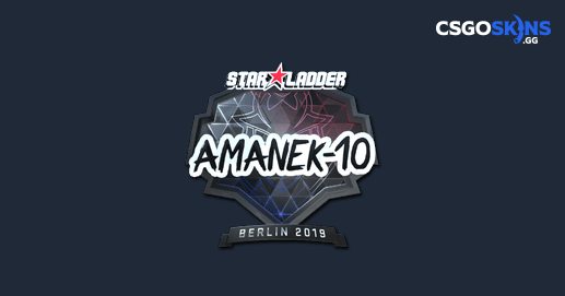 Sticker | AmaNEk (Foil) | Berlin 2019 - CSGOSKINS.GG