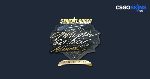 Get Right Cs Sticker Sticker | GeT_RiGhT (Gold) | Berlin 2019 - CSGOSKINS.GG