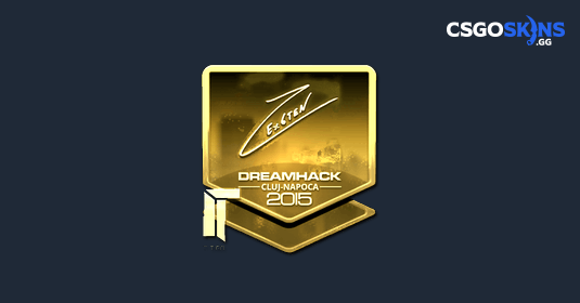 Sticker | Ex6TenZ (Gold) | Cluj-Napoca 2015 - CSGOSKINS.GG