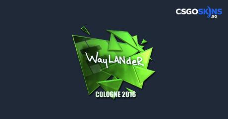 Sticker | wayLander (Foil) | Cologne 2016 - CSGOSKINS.GG
