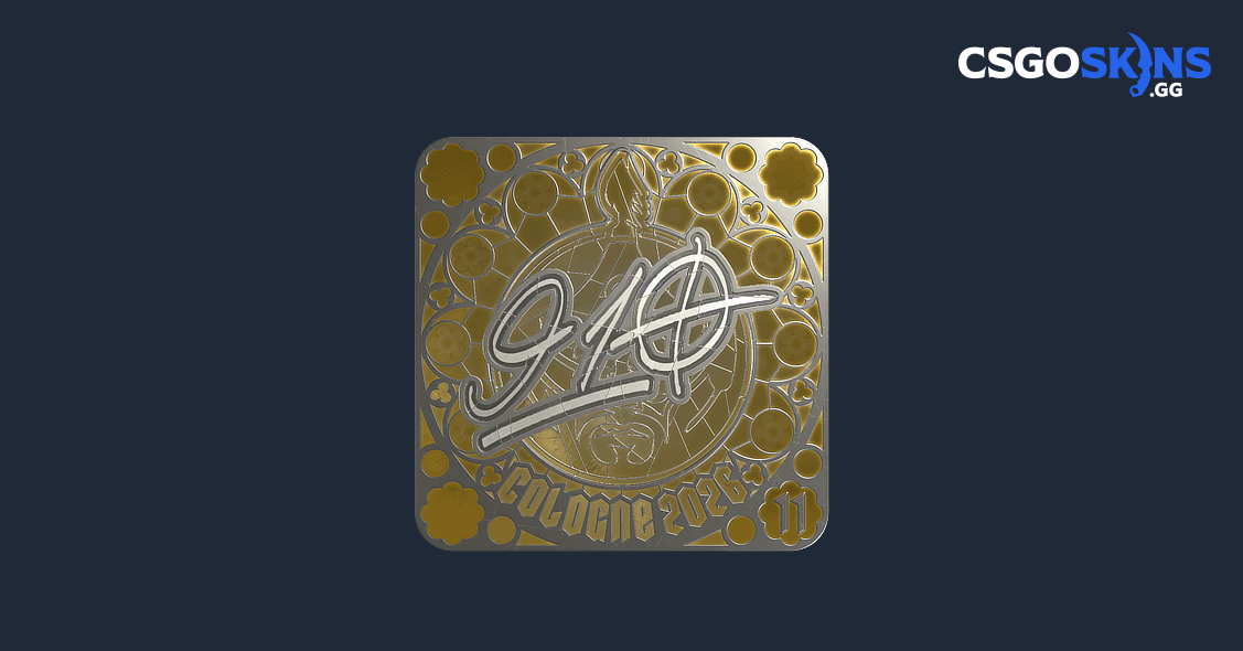 Sticker | 910 (Foil, Ranked) | Cologne 2026 - CSGOSKINS.GG
