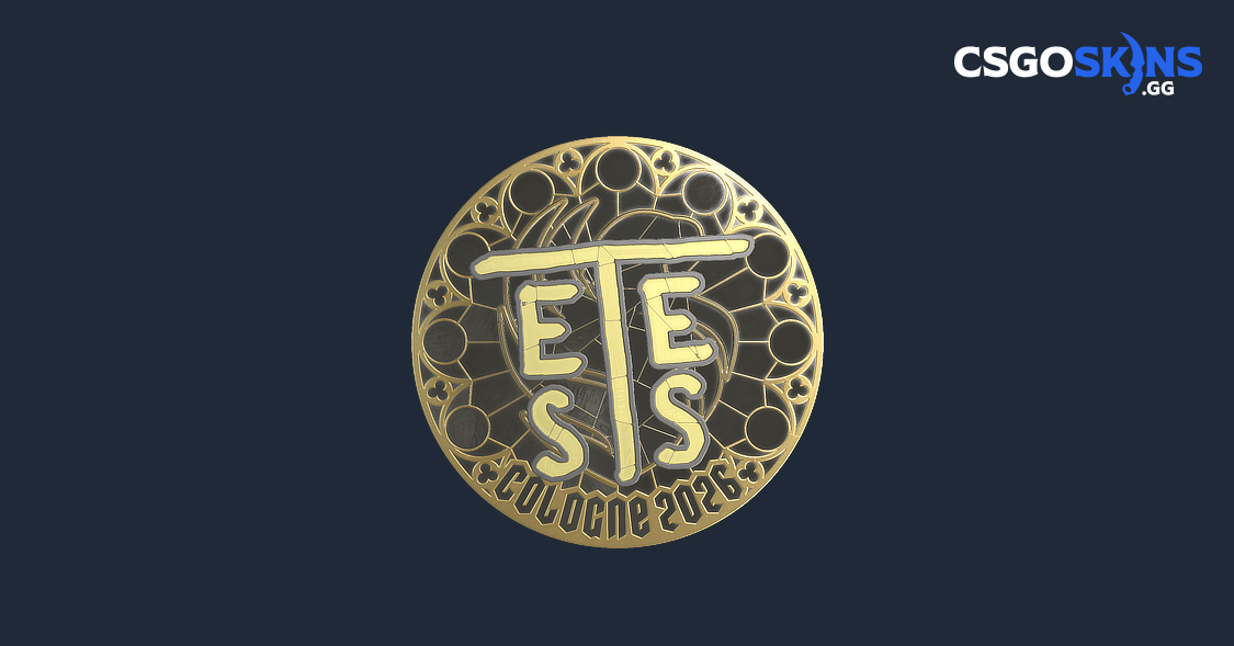 Sticker | TeSeS (Gold) | Cologne 2026 - CSGOSKINS.GG
