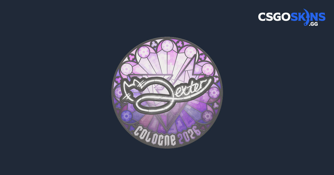 Sticker | dexter | Cologne 2026 - CSGOSKINS.GG