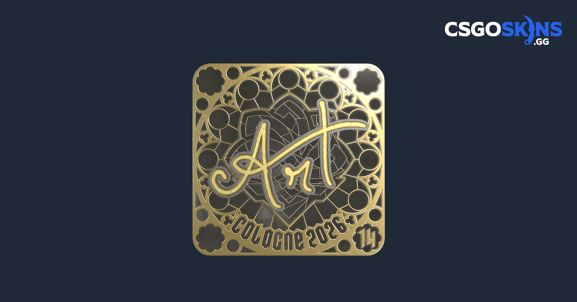 Sticker | arT (Gold, Ranked) | Cologne 2026 - CSGOSKINS.GG