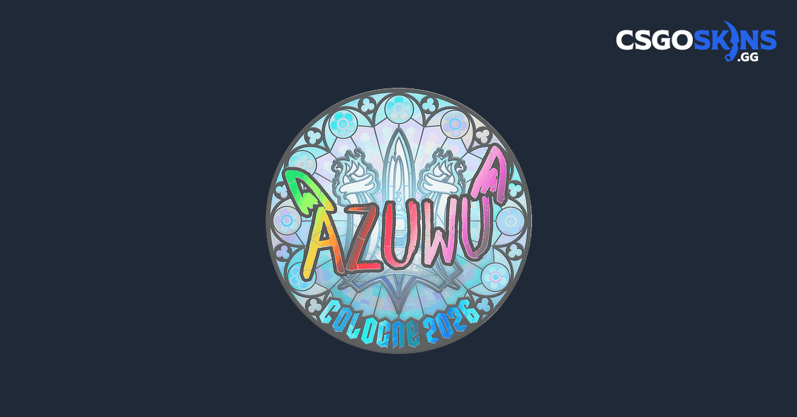Sticker | AZUWU (Holo) | Cologne 2026 - CSGOSKINS.GG
