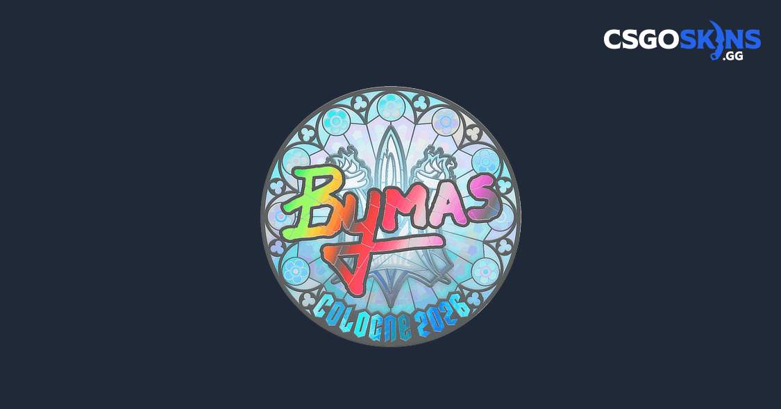 Sticker | Bymas (Holo) | Cologne 2026 - CSGOSKINS.GG
