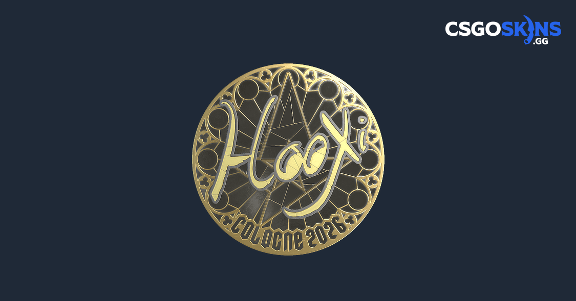 Sticker | HooXi (Gold) | Cologne 2026 - CSGOSKINS.GG