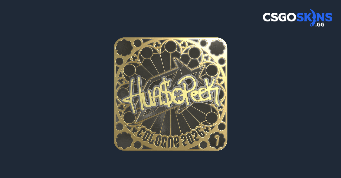 Sticker | HUASOPEEK (Gold, Ranked) | Cologne 2026 - CSGOSKINS.GG