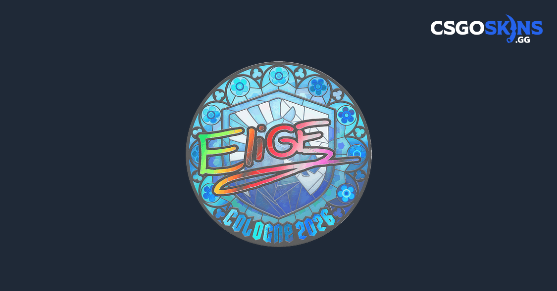 Sticker | EliGE (Holo) | Cologne 2026 - CSGOSKINS.GG