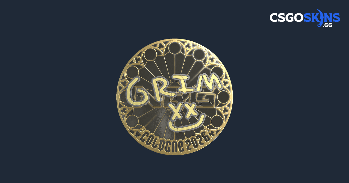 Sticker | Grim (Gold) | Cologne 2026 - CSGOSKINS.GG