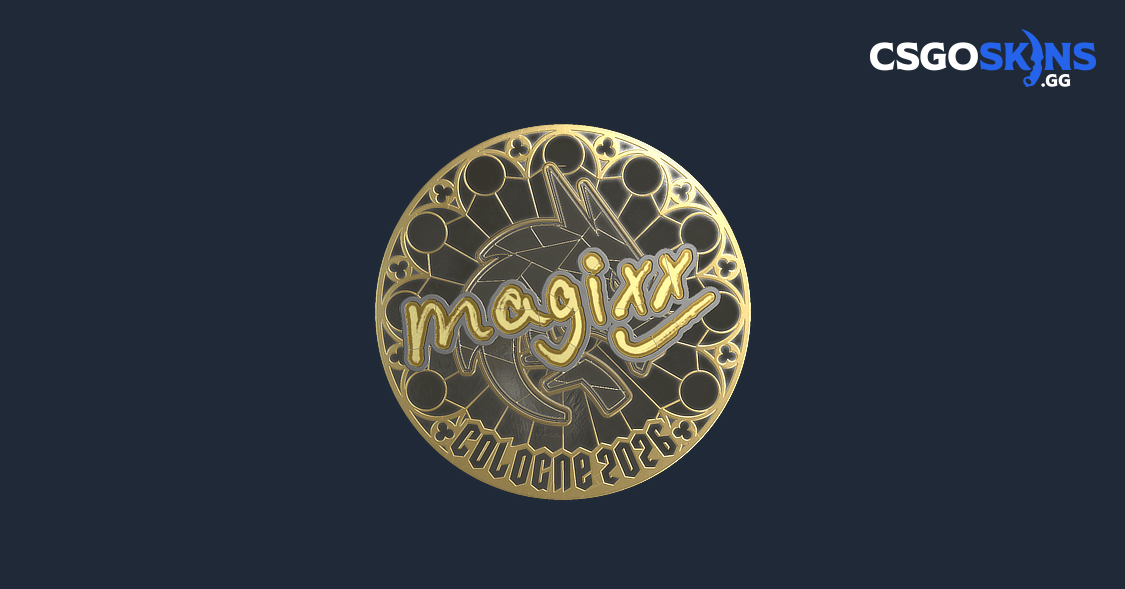 Sticker | magixx (Gold) | Cologne 2026 - CSGOSKINS.GG