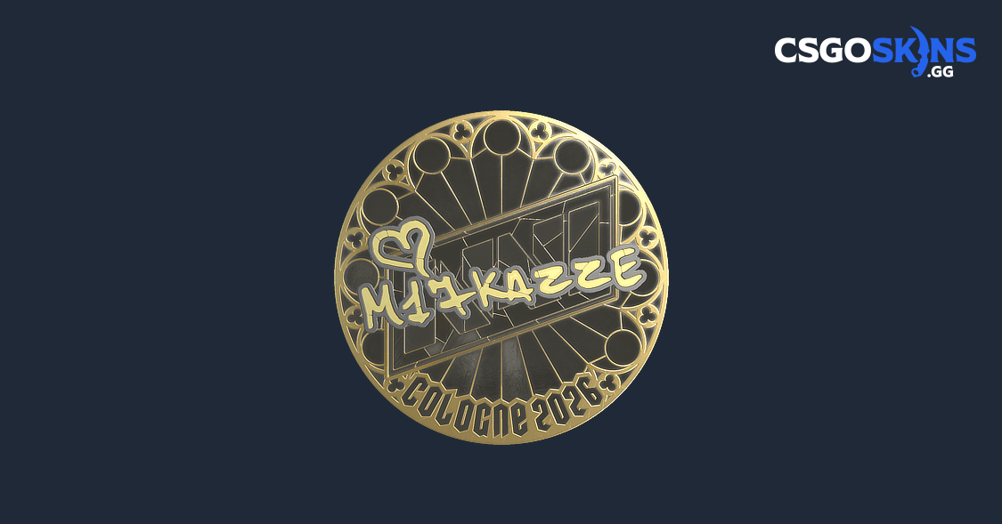 Sticker | makazze (Gold) | Cologne 2026 - CSGOSKINS.GG