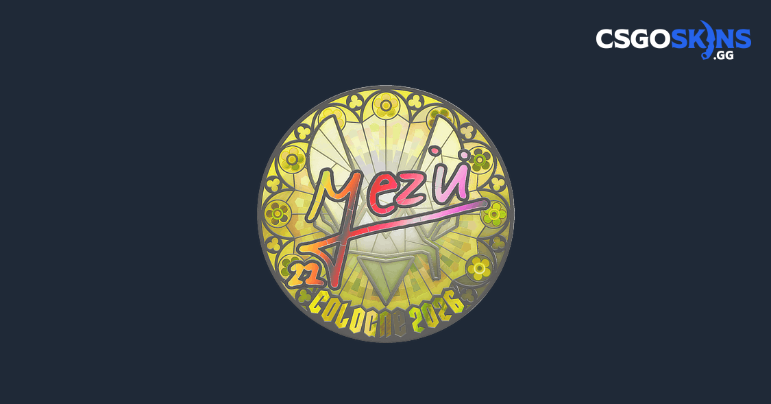 Sticker | mezii (Holo) | Cologne 2026 - CSGOSKINS.GG