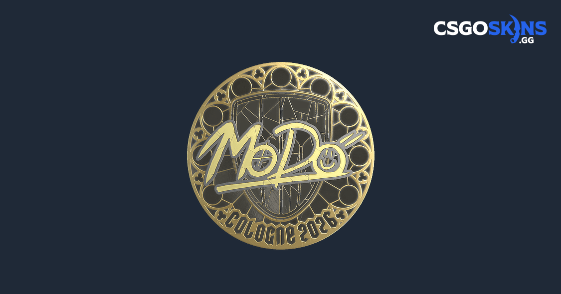 Sticker | MoDo (Gold) | Cologne 2026 - CSGOSKINS.GG